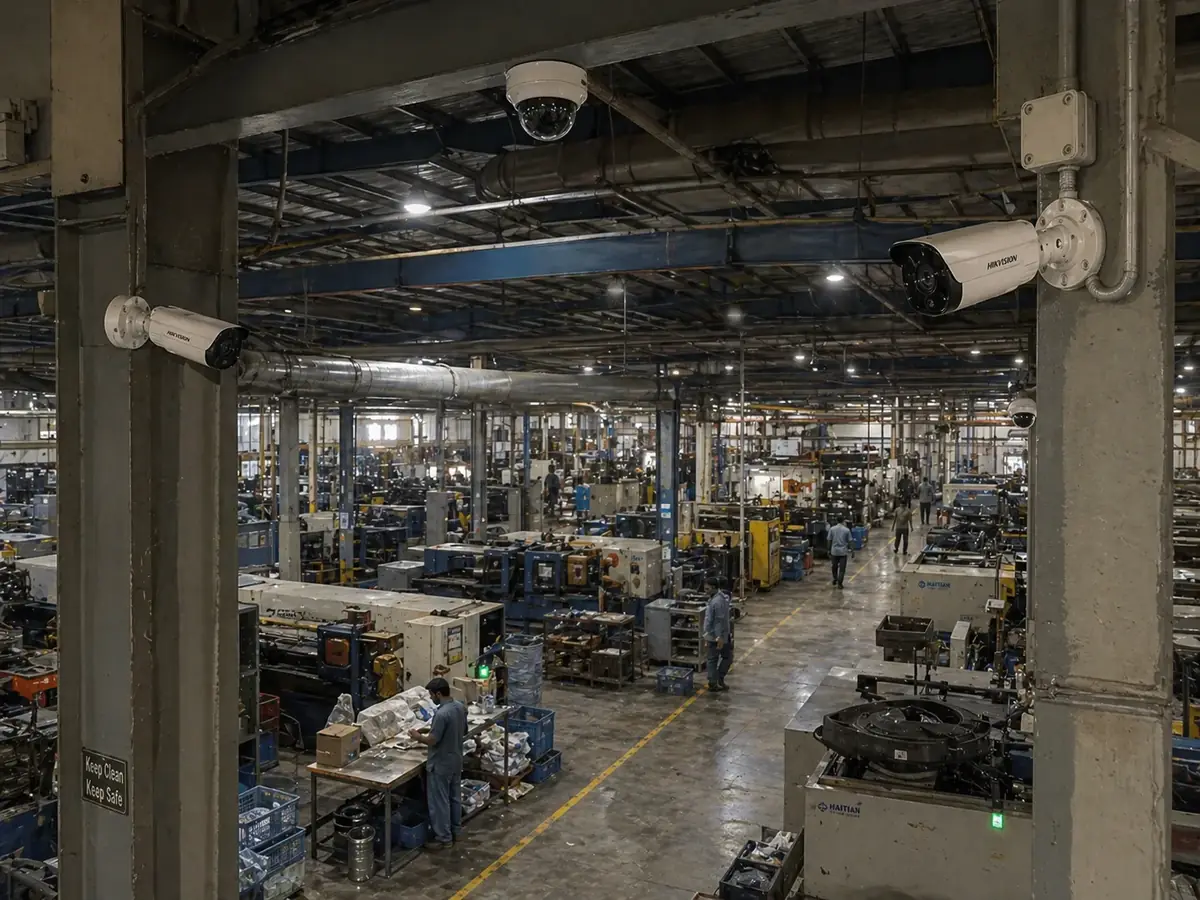 Factory floor surveillance Korangi Industrial Area Karachi